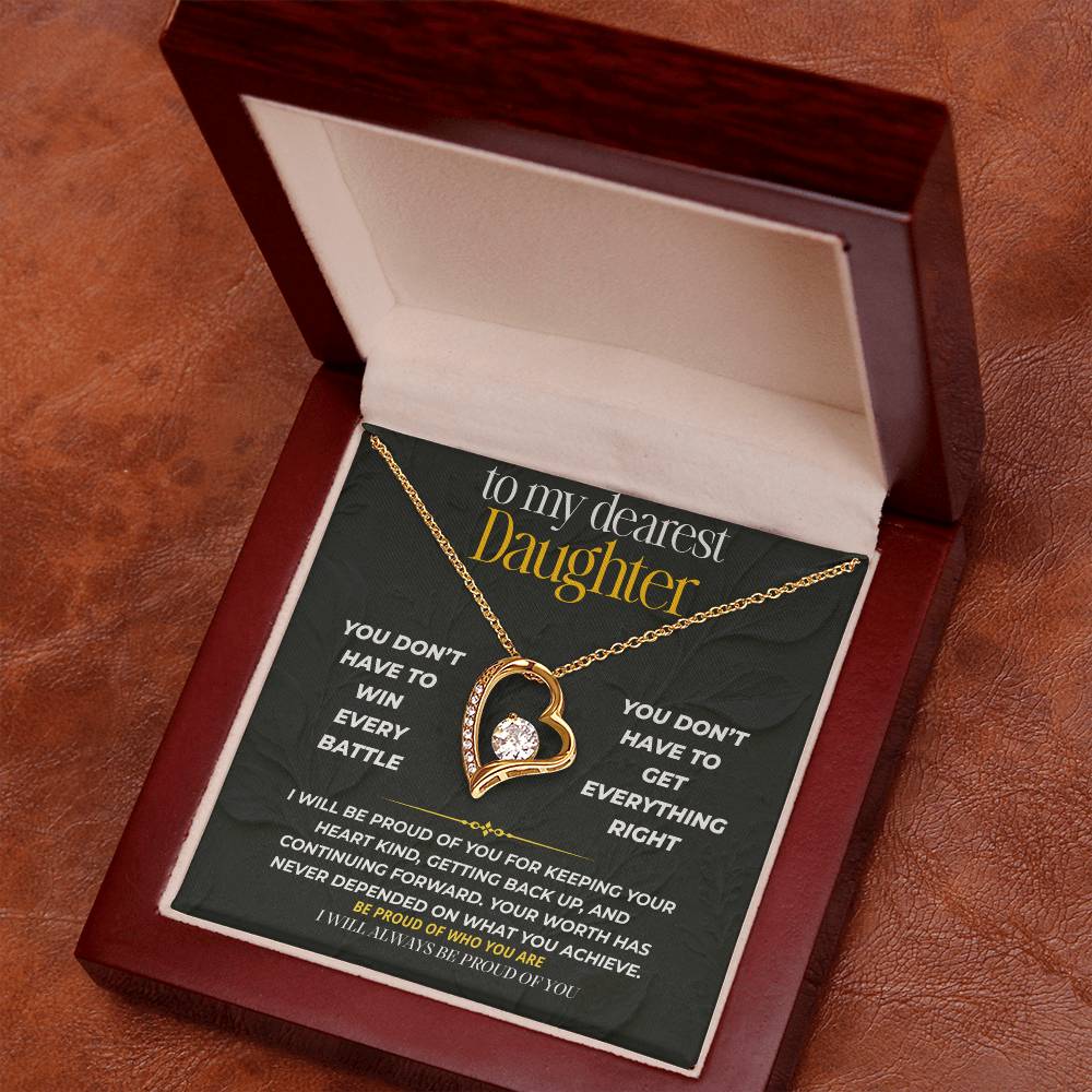 S241 - You Will Always Be Someone I’m Proud Of – Forever Love Necklace From Dad