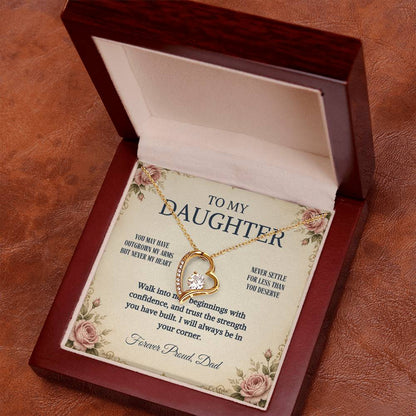 C79 - Your Life Is Yours To Create And I Will Always Be Proud Of The Woman You Become - Forever Love Necklace
