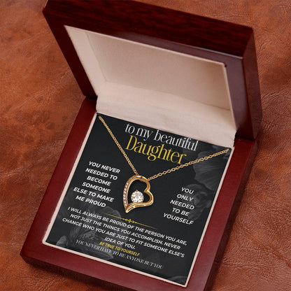 S291 - You Don’t Have To Make Me Proud, Just Be You – Forever Love Necklace From Dad