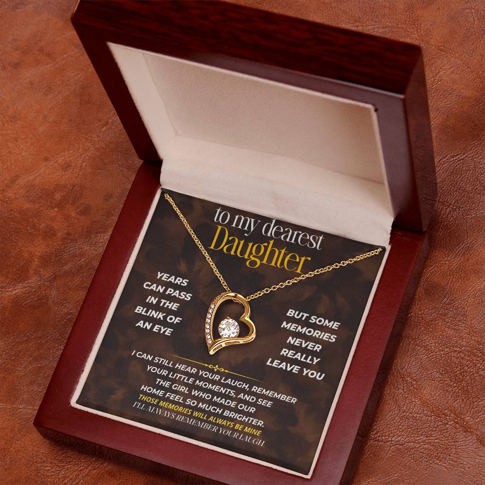 S257 - I’ll Always Remember The Sound Of Your Laugh – Forever Love Necklace From Dad
