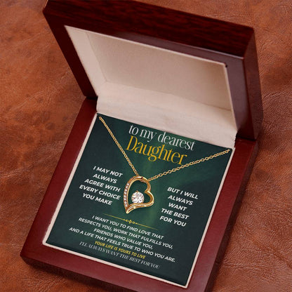 S246 - I’ll Always Want The Best For You – Forever Love Necklace From Dad