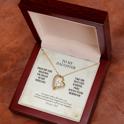 C106 - From The Very Beginning You Filled My Life With Love Pride And Joy - Forever Love Necklace