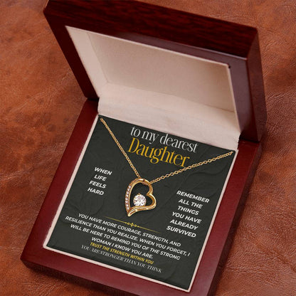 S215 - You Are Stronger Than You Think – Forever Love Necklace From Dad