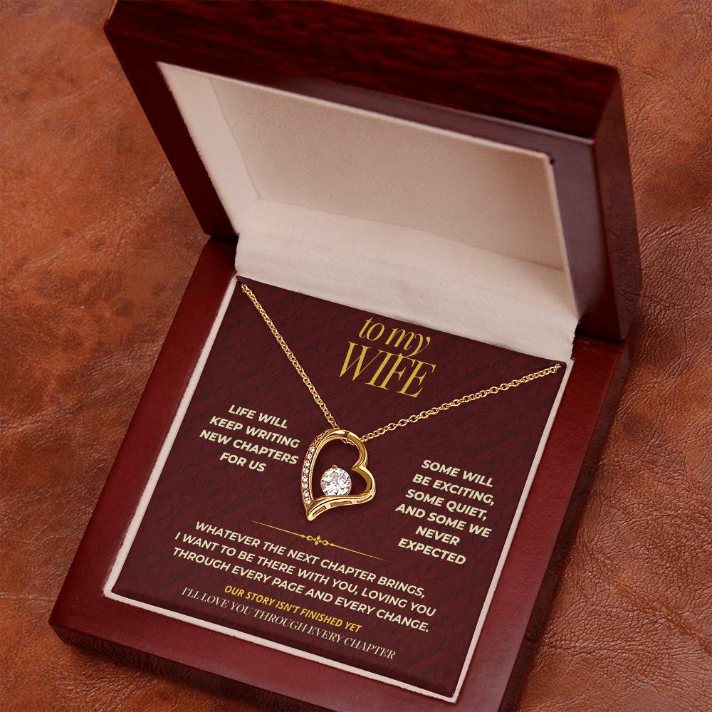 S113 - I’ll Love You In Every Chapter – Forever Love Necklace From Husband