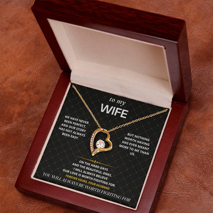 S38 - Always Worth Fighting For – Forever Love Necklace From Husband
