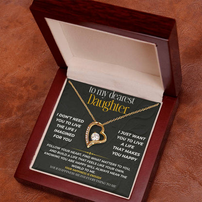 S225 - Your Happiness Means Everything To Me – Forever Love Necklace From Dad