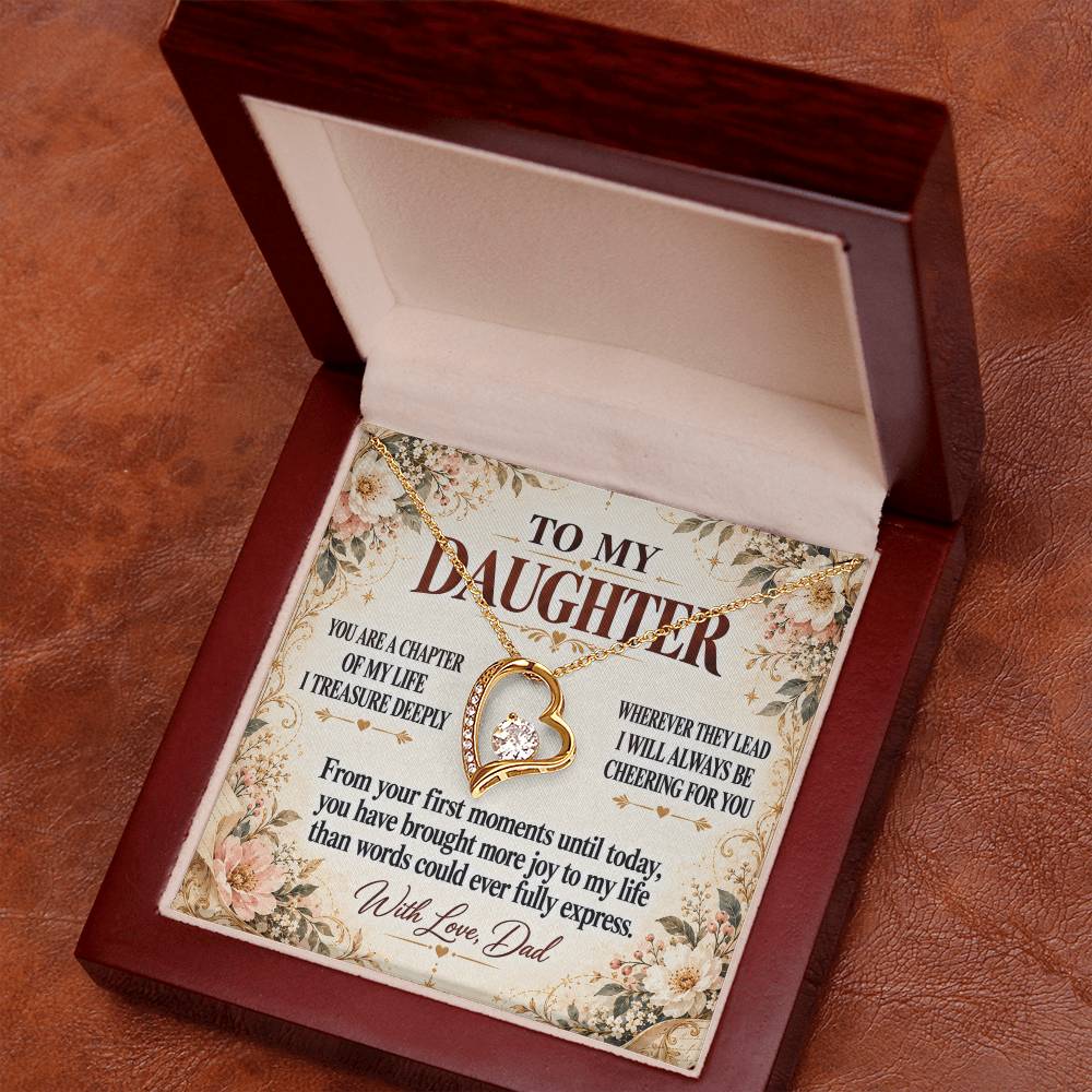 C337 - You Do Not Have To Be Perfect To Make Me Proud You Only Have To Be Yourself - Forever Love Necklace