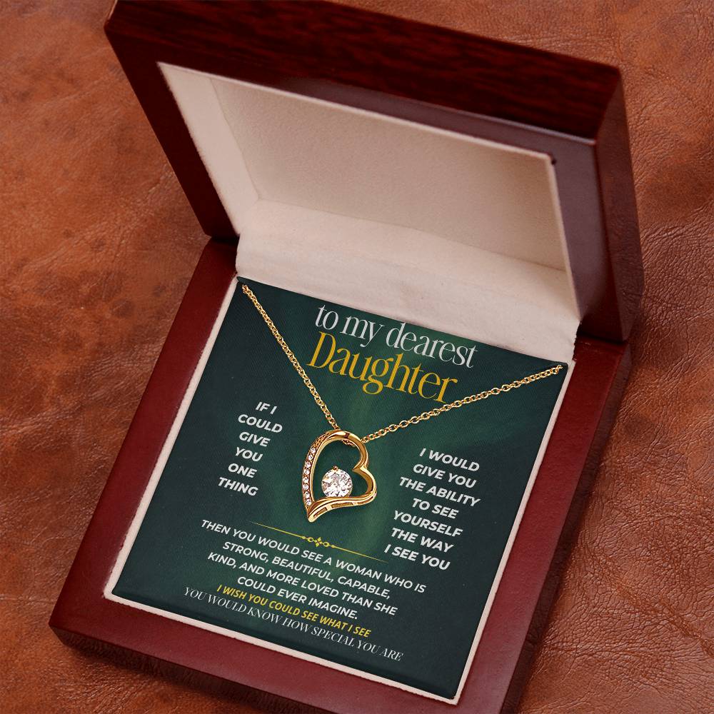 S249 - If I Could Give You One Thing – Forever Love Necklace From Dad