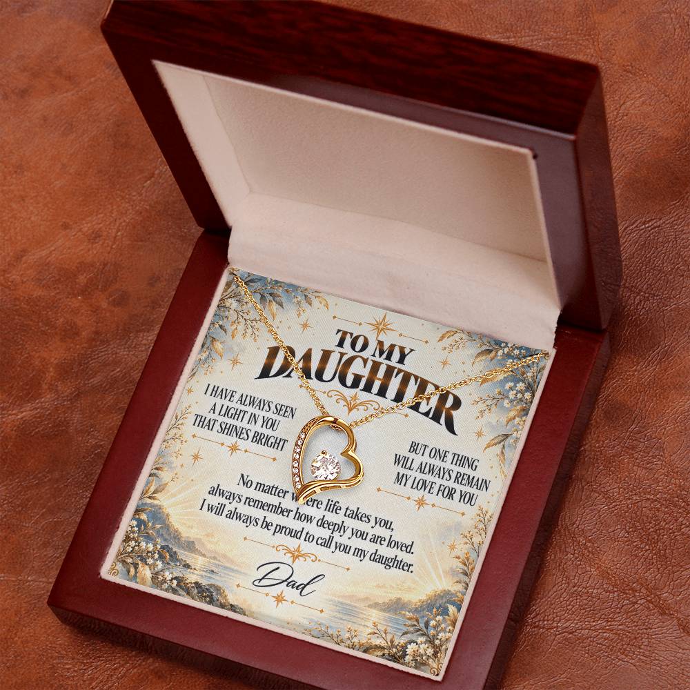 C396 - When Life Asks You To Be Strong Remember You Have Always Been Stronger Than You Know - Forever Love Necklace