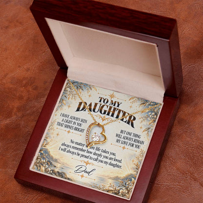 C396 - When Life Asks You To Be Strong Remember You Have Always Been Stronger Than You Know - Forever Love Necklace