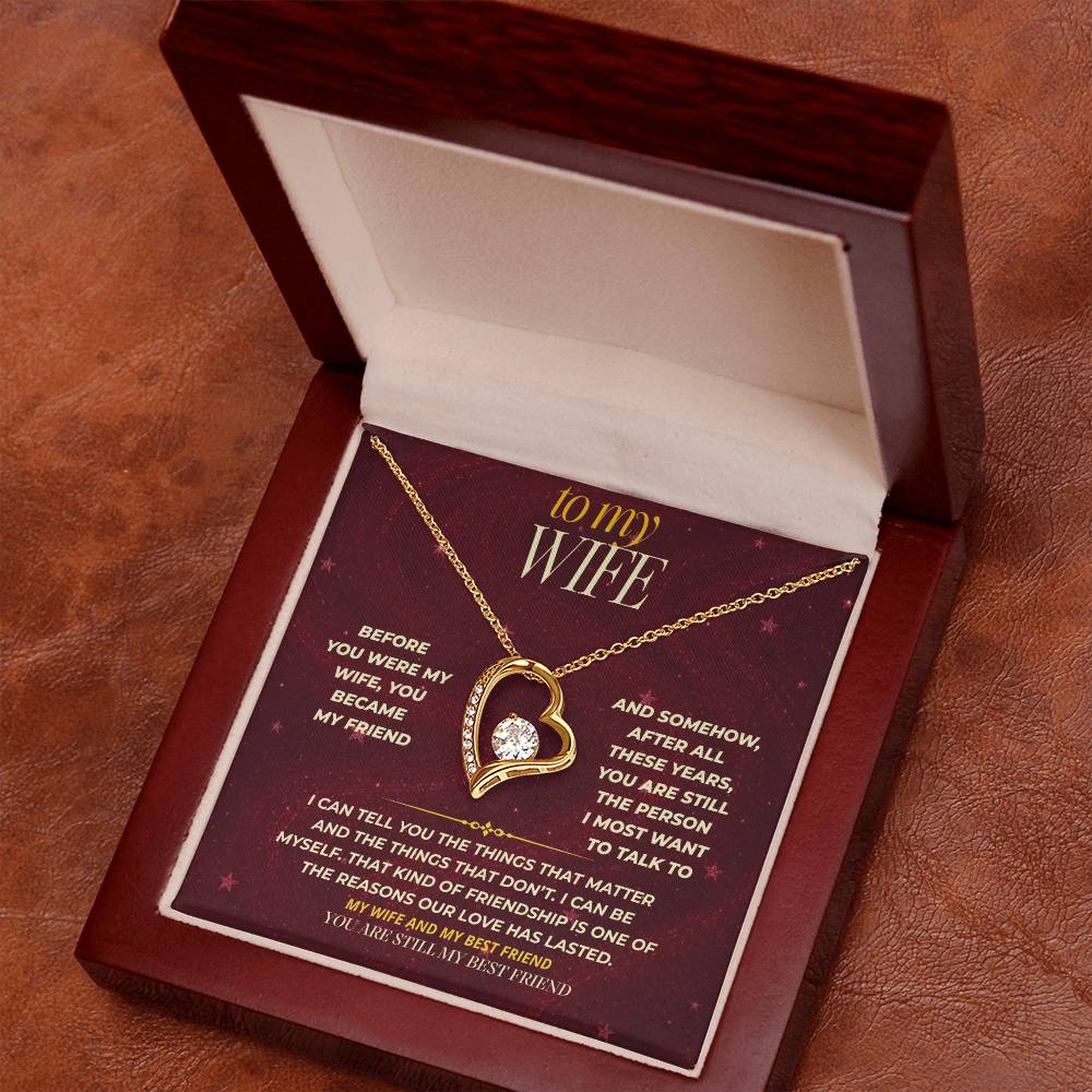 S174 - You Are Still My Best Friend – Forever Love Necklace From Husband