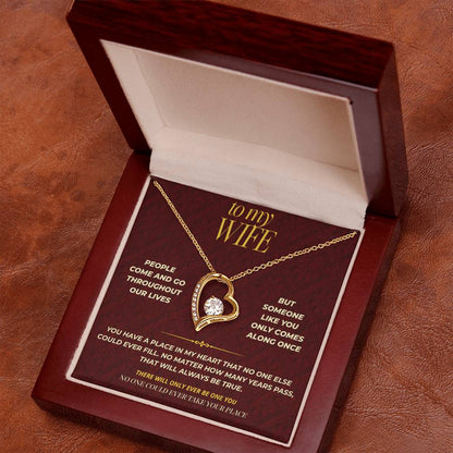S119 - No One Could Ever Take Your Place – Forever Love Necklace From Husband