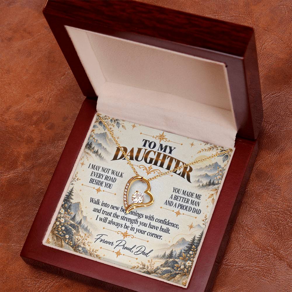 C399 - The Greatest Gift Life Gave Me Was The Chance To Love You As Your Dad - Forever Love Necklace
