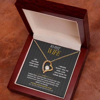 S184 - I’ll Always Make Room For You – Forever Love Necklace From Husband