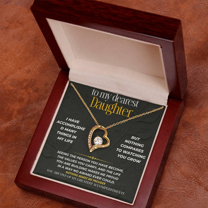 S217 - You Are One Of My Greatest Accomplishments – Forever Love Necklace From Dad