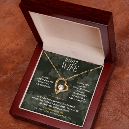 S86 - You Are More Than I Ever Hoped For – Forever Love Necklace From Husband