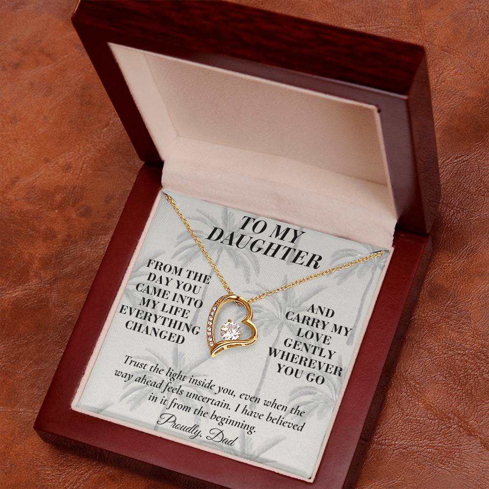 C190 - If You Ever Forget How Special You Are Remember Dad Has Never Forgotten For A Single Day - Forever Love Necklace