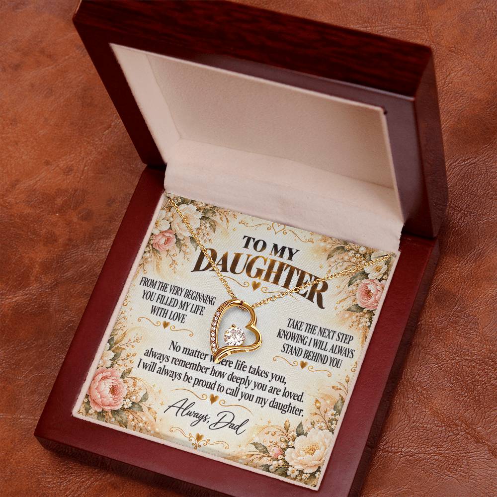 C306 - From The Very Beginning You Filled My Life With Love Pride And Joy - Forever Love Necklace