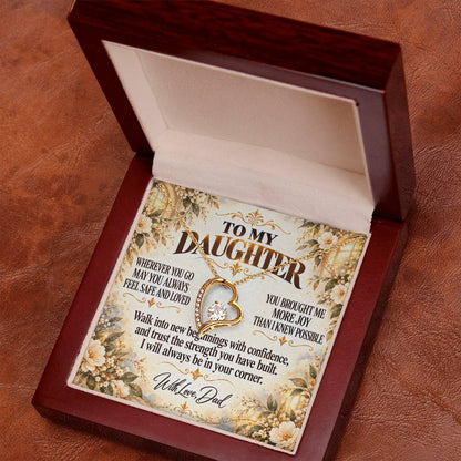 C314 - My Love Will Be Your Quiet Home Wherever Your Journey Takes You - Forever Love Necklace