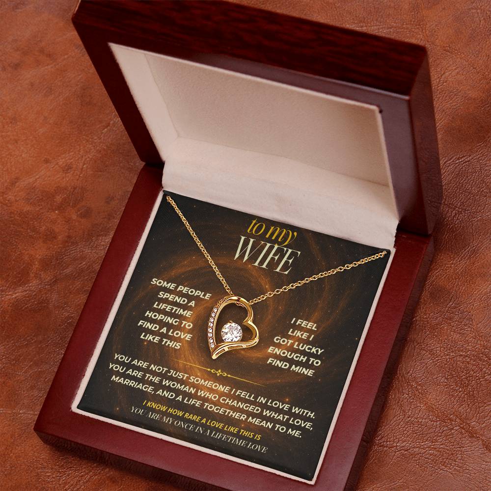 S146 - You Are My Once In A Lifetime Love – Forever Love Necklace From Husband