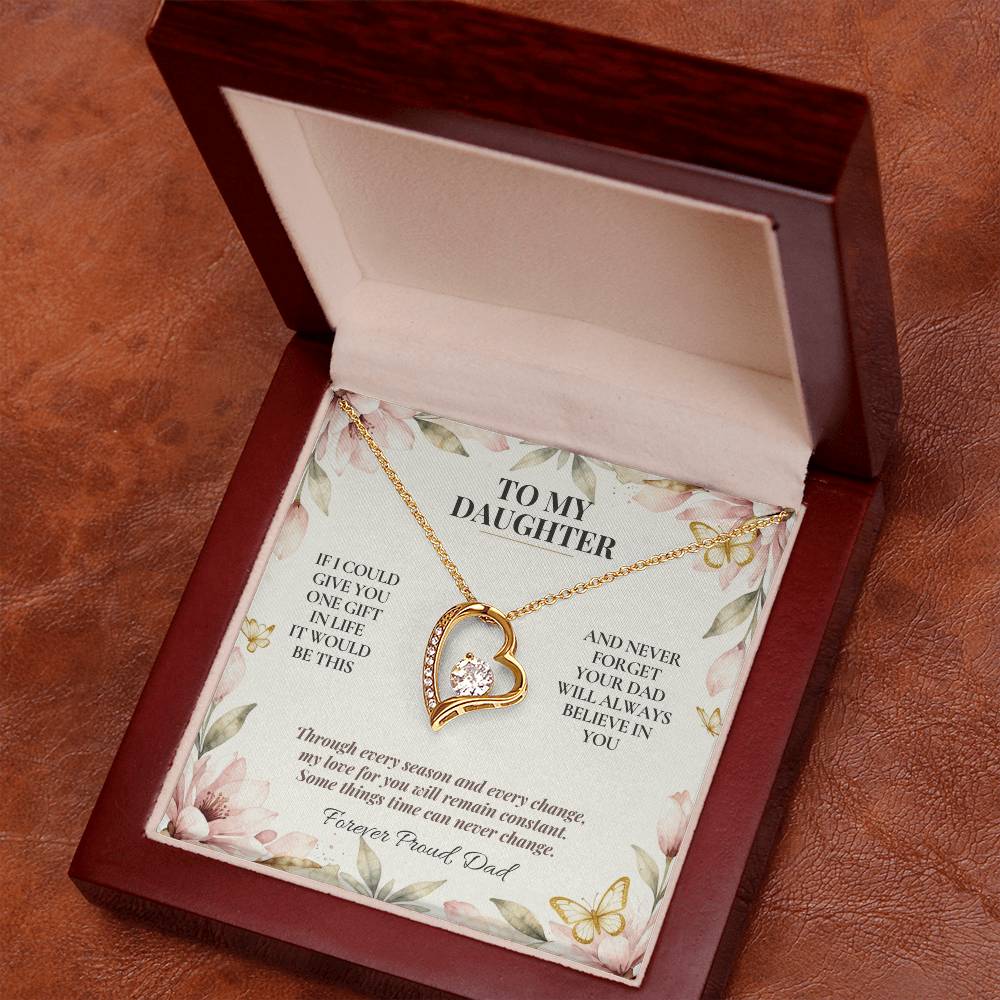 C103 - If I Could Give You One Gift It Would Be To See Yourself Through My Eyes - Forever Love Necklace