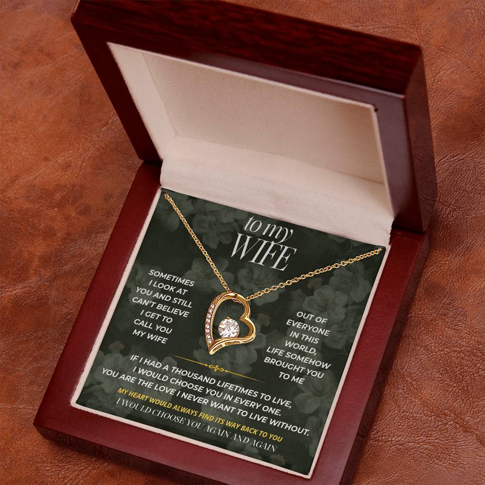 S78 - I Still Get To Call You Mine – Forever Love Necklace From Husband