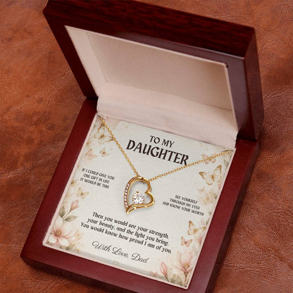 C3 - If I Could Give You One Gift It Would Be To See Yourself Through My Eyes - Forever Love Necklace