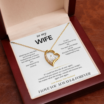 S1 - I'd Choose You Again – Forever Love Necklace From Husband