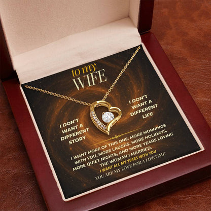 S148 - You Are The Love I Want For The Rest Of My Life – Forever Love Necklace From Husband