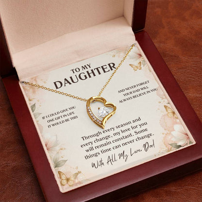 C53 - If I Could Give You One Gift It Would Be To See Yourself Through My Eyes - Forever Love Necklace