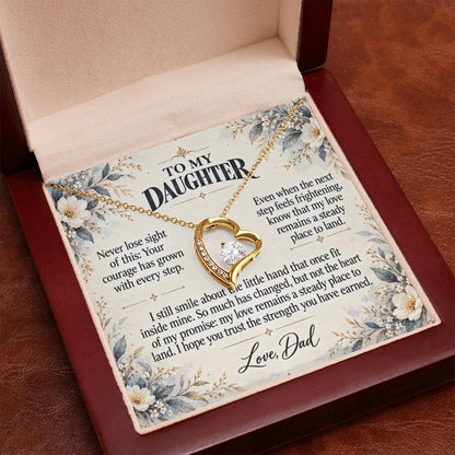 C504 - The Little Hand I Once Held And A Memory That Time Cannot Take Away - Forever Love Necklace