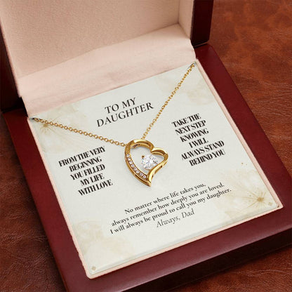 C106 - From The Very Beginning You Filled My Life With Love Pride And Joy - Forever Love Necklace
