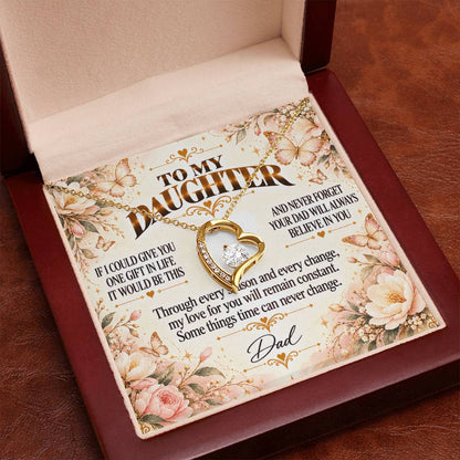 C428 - Dad’s Love Is A Promise That Time Distance And Change Can Never Break - Forever Love Necklace