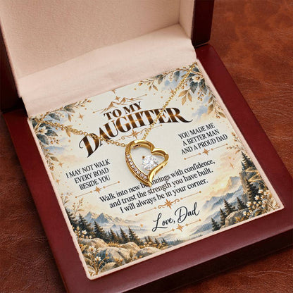 C499 - The Greatest Gift Life Gave Me Was The Chance To Love You As Your Dad - Forever Love Necklace
