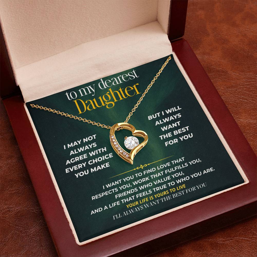 S246 - I’ll Always Want The Best For You – Forever Love Necklace From Dad