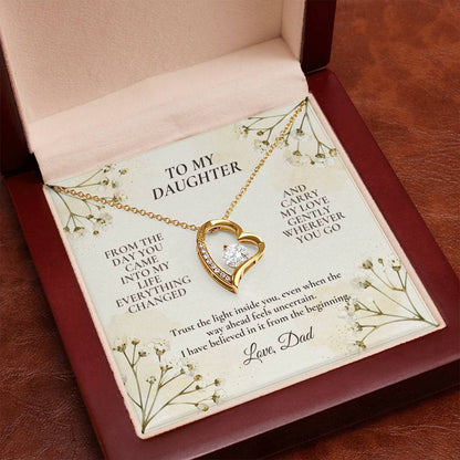 C115 - Never Doubt How Much Joy You Brought Into My Life From The Day You Arrived - Forever Love Necklace