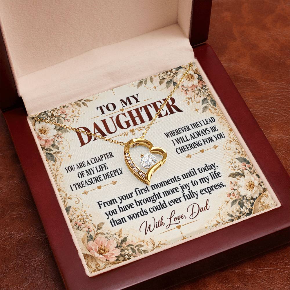 C337 - You Do Not Have To Be Perfect To Make Me Proud You Only Have To Be Yourself - Forever Love Necklace