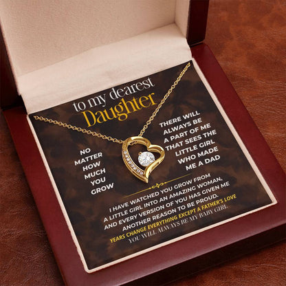 S251 - You Will Always Be My Baby Girl – Forever Love Necklace From Dad
