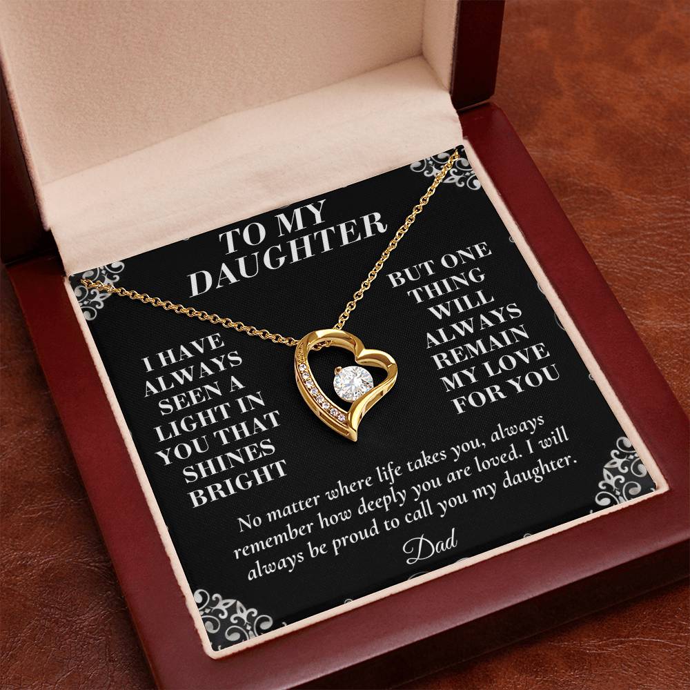 C196 - When Life Asks You To Be Strong Remember You Have Always Been Stronger Than You Know - Forever Love Necklace
