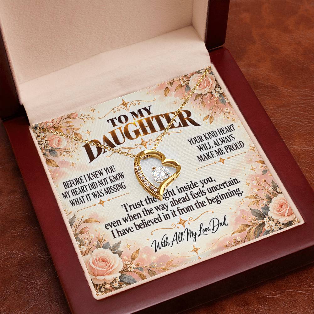 C325 - You Are A Dream I Never Knew My Heart Was Waiting To Love So Deeply - Forever Love Necklace