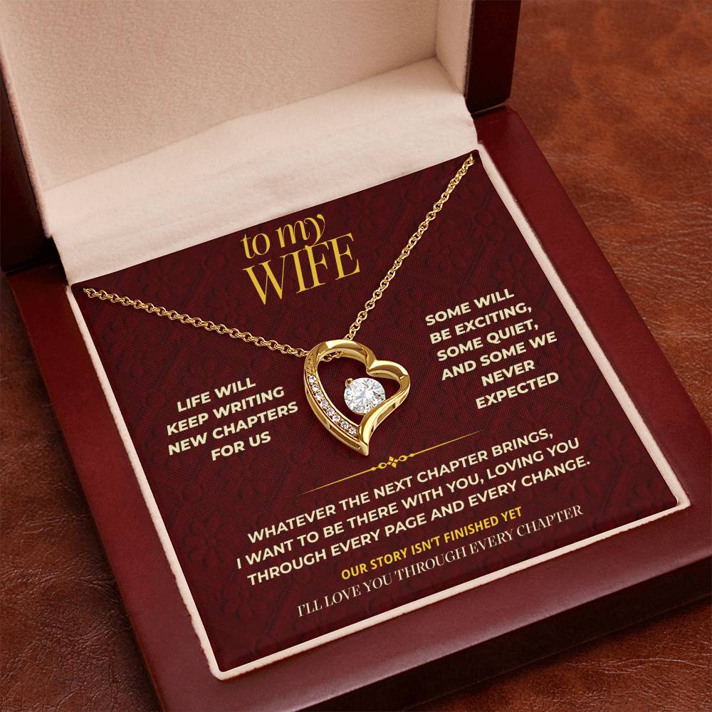 S113 - I’ll Love You In Every Chapter – Forever Love Necklace From Husband