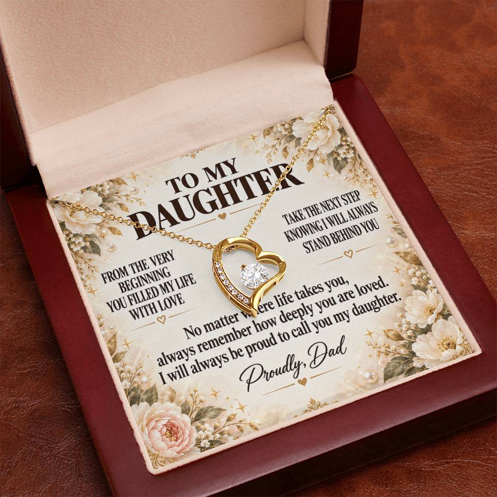 C206 - From The Very Beginning You Filled My Life With Love Pride And Joy - Forever Love Necklace