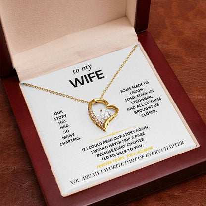 S23 - Every Chapter With You – Forever Love Necklace From Husband