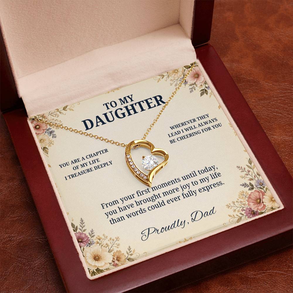 C62 - You Are The Beautiful Chapter Of My Life I Will Always Read With Pride - Forever Love Necklace