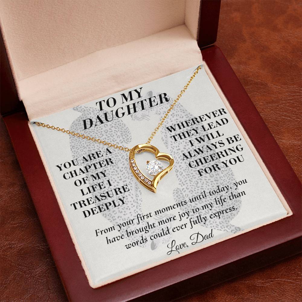 C187 - You Do Not Have To Be Perfect To Make Me Proud You Only Have To Be Yourself - Forever Love Necklace