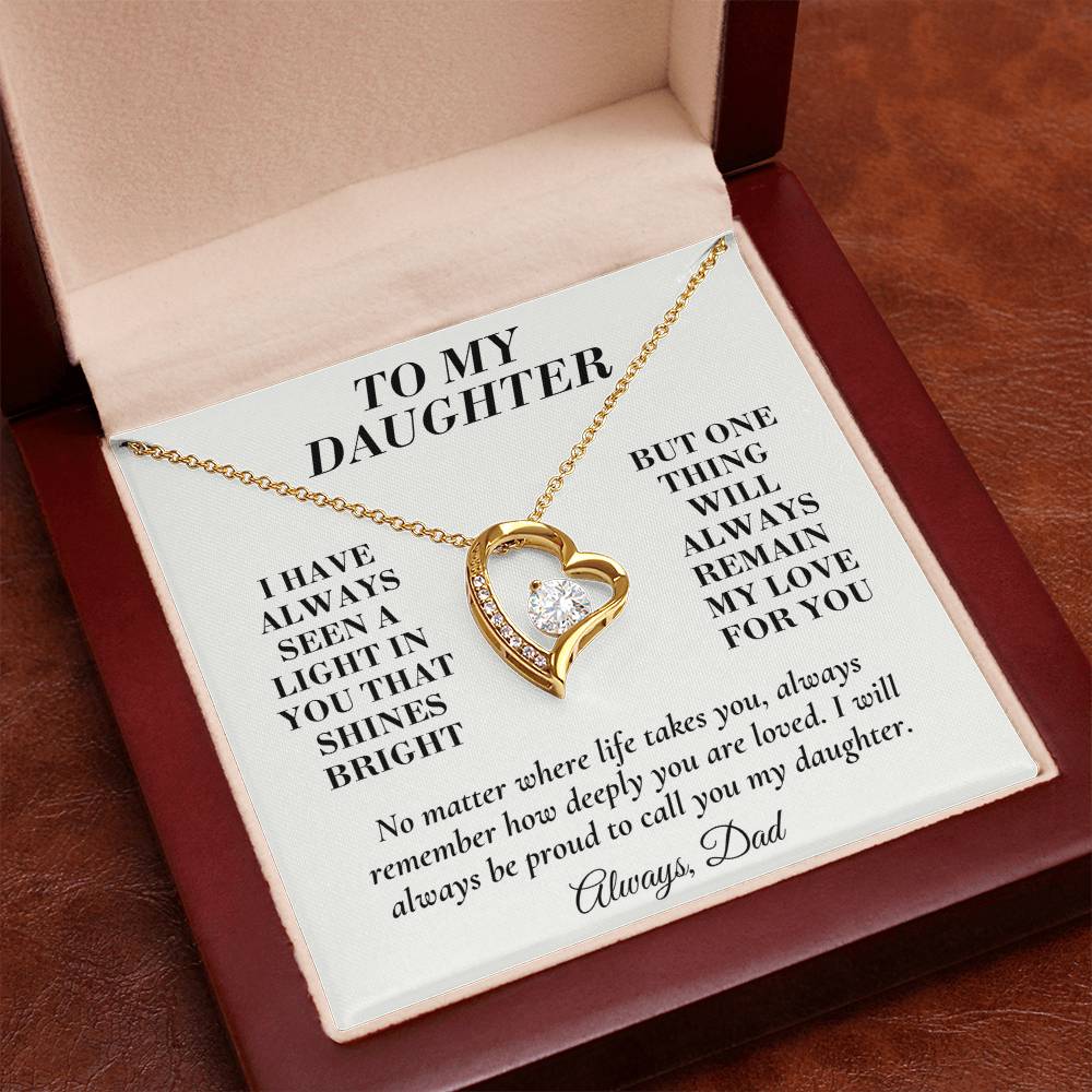 C146 - When Life Asks You To Be Strong Remember You Have Always Been Stronger Than You Know - Forever Love Necklace