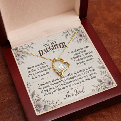 C507 - The First Steps We Cheered And A Promise To Carry Into New Chapters - Forever Love Necklace
