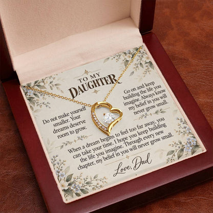 C512 - The Girl With Big Dreams And A Promise To Carry Into New Chapters - Forever Love Necklace