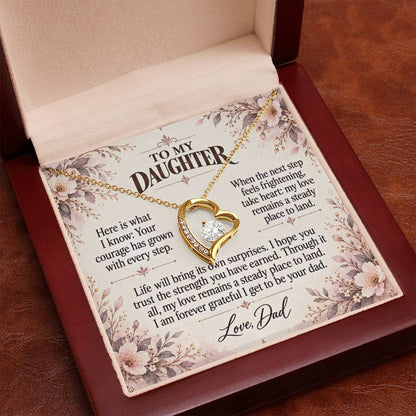 C505 - The Little Hand I Once Held And The Words I Hope You Always Remember - Forever Love Necklace