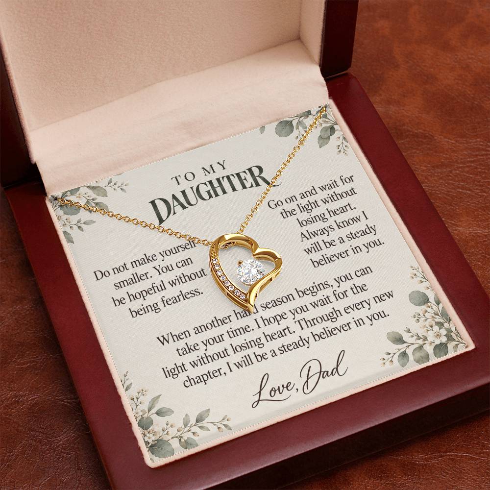 C592 - The Long Distance Hug And A Promise To Carry Into New Chapters - Forever Love Necklace